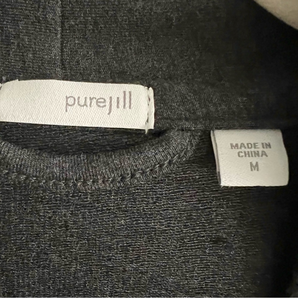 Pure Jill J. Jill unconstructed gray cardigan size Medium casual and com… - Picture 6 of 11